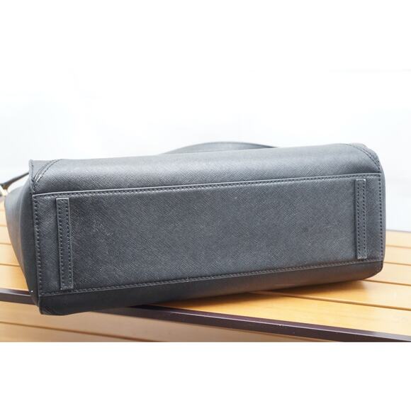 Tory Burch Black Saffiano Robinson Handbag Crossbody - Picture 9 of 13